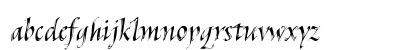 Hedera ITC TT Regular Lowercase Preview