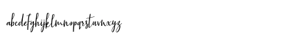 Basston Script Regular Lowercase Preview