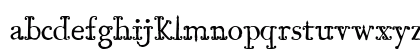 Ironworks Regular Lowercase Preview