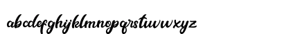 Metal Ink Regular Lowercase Preview