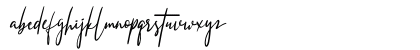 Zalitta Regular Lowercase Preview