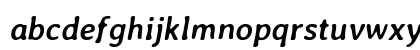Averia Libre Bold Italic Lowercase Preview