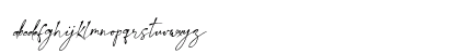 Javiersa Regular Lowercase Preview