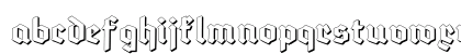 Deutsch-Gotisch Shadow Regular Lowercase Preview
