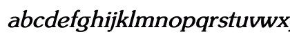 Silveron Bold Italic Lowercase Preview