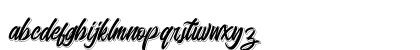 Badminton Of Shadow Regular Lowercase Preview