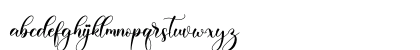 Daliska Regular Lowercase Preview