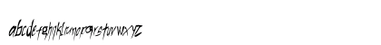 Bregudul Regular Lowercase Preview