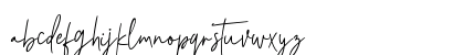 Florita Signature Regular Lowercase Preview