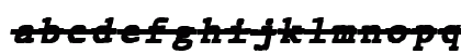 JMH Typewriter mono Black Over Italic Preview