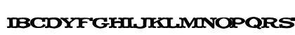 LHF Fancy Full Regular Regular Lowercase Preview