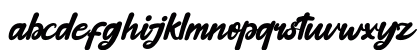 Santhony Regular Lowercase Preview