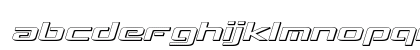 Concielian Break 3D Semi-Italic Lowercase Preview