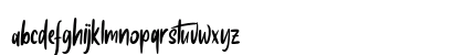 Hoosky Regular Lowercase Preview