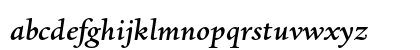 Dante MT Medium Italic OsF Lowercase Preview