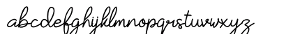 Yesie Regular Lowercase Preview