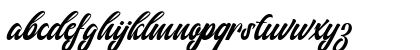 Fathoni Regular Lowercase Preview