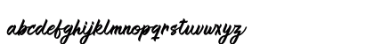 Blarak Regular Lowercase Preview