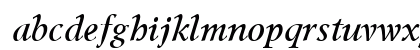 LazurskiCTT BoldItalic Lowercase Preview