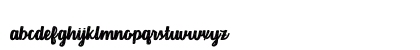 Dusty Velvet Regular Lowercase Preview