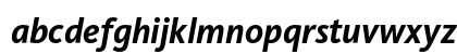 KievitOT-BoldItalic Regular Lowercase Preview