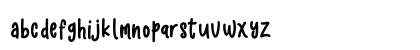Hello Grizelle sans Regular Lowercase Preview