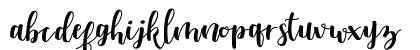 Shella Clean Regular Lowercase Preview
