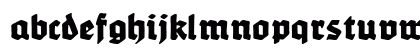 WerbedeutschUNZ1L Heavy Lowercase Preview