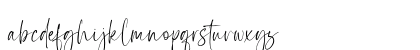Star Blush Script Regular Lowercase Preview