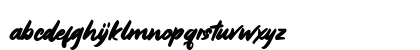 Bownjax Regular Lowercase Preview