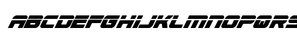 Speed Phreak Extra-Conden Ital Extra-Condensed Italic Lowercase Preview