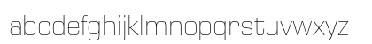 Eurostile Next LT Pro Ultra Light Lowercase Preview