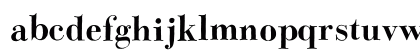 BodoniClassicHD Bold Lowercase Preview