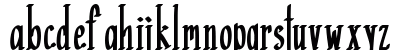Black Mamba Regular Lowercase Preview