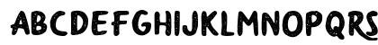 Yumaro Rough Lowercase Preview
