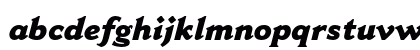 Cantoria MT Extra Bold Italic Lowercase Preview