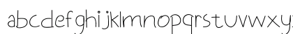 Tulehu Regular Lowercase Preview
