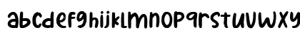 King Trufle Regular Lowercase Preview