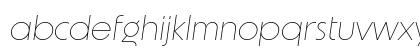 Unigeo64 Trial Extralight Italic Lowercase Preview