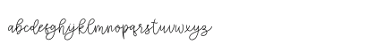 Cattoms cute Regular Lowercase Preview