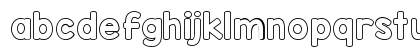 KG Red Hands Outline Regular Lowercase Preview