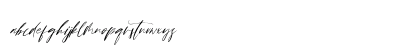 Brittany Angella Regular Lowercase Preview