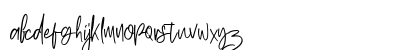 Hawkins park Regular Lowercase Preview