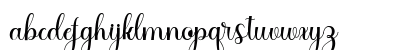 Chigoda Script Regular Lowercase Preview