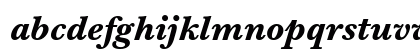 Baskerville eText Bold Italic Lowercase Preview