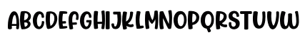 Jumping Unicorn Regular Lowercase Preview