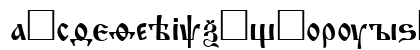 Izhitsa Chu CNP Normal Lowercase Preview