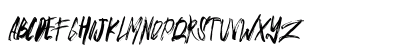 BRUSHY Regular Lowercase Preview