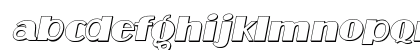 Aafia 3D Italic Preview