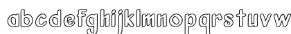 Vanjar Free Outline Lowercase Preview